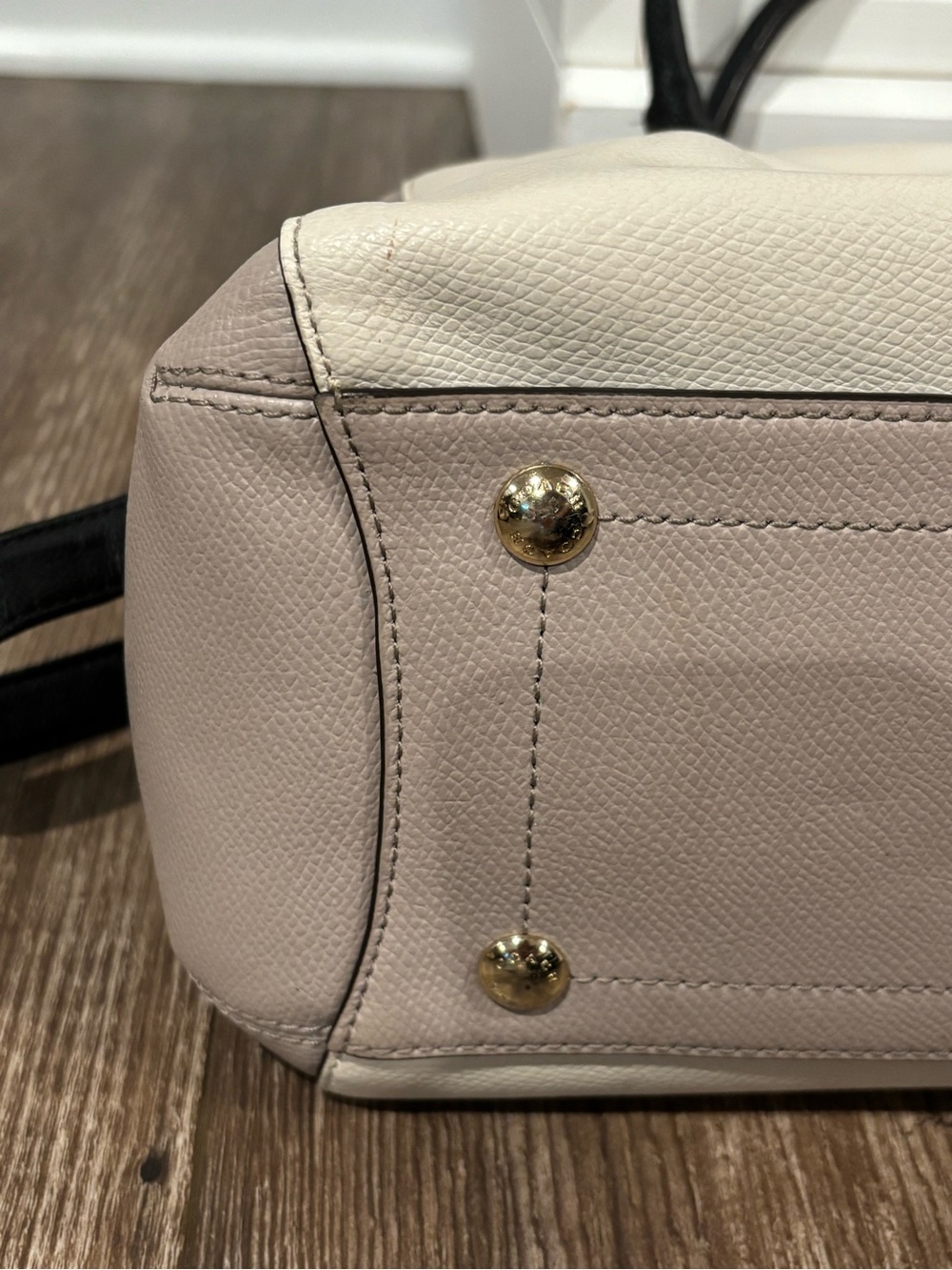 Coach colorblock leather carryall handbag - Picture 4 of 9